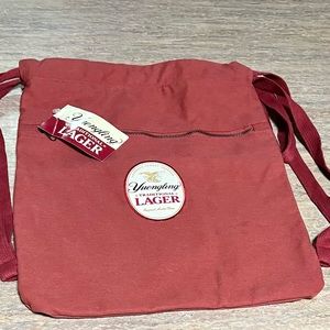 NWT Yuengling traditional lager string canvas bag. Unisex